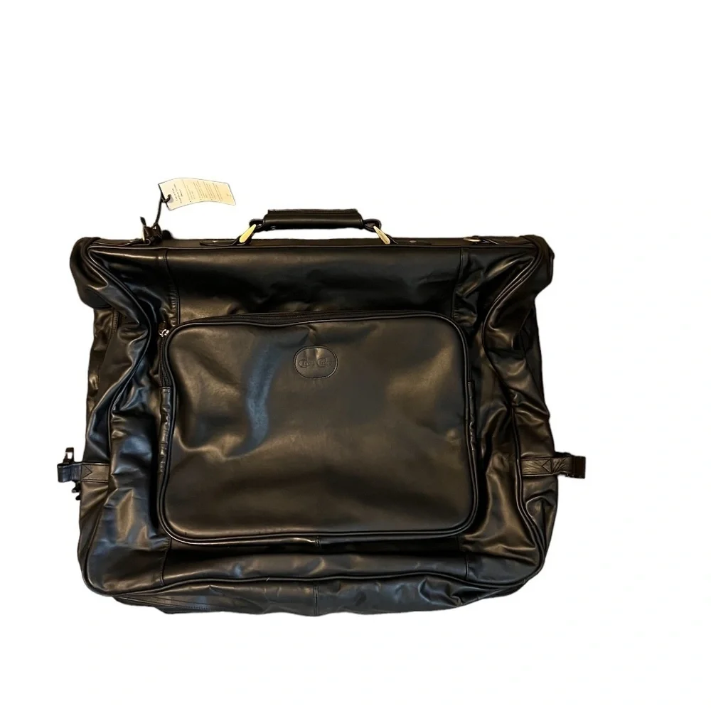 Claire Chase‎ Classic Garment Black Bag Saddle